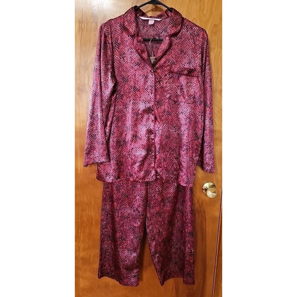Victoria's Secret Pajamas Pajama Pant Set Snake Print Size Small